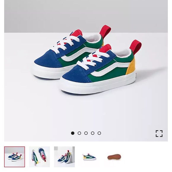 Vans Other - Toddler Vans Yacht Club Old Skool Elastic Lace Shoe
